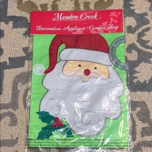 Santa garden flag